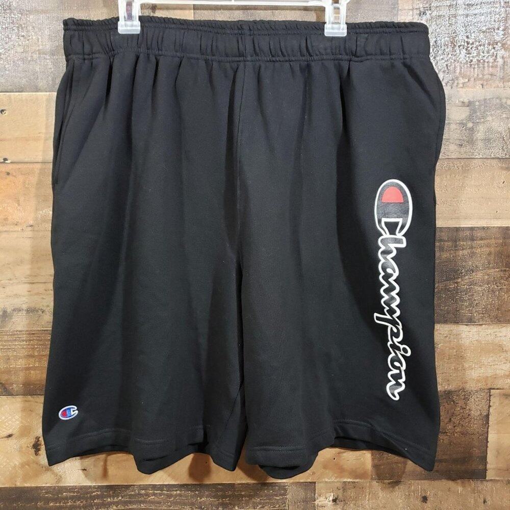 Champion NWT fleece knit‎ big & tall men's size 1X logo shorts